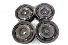5401P4 SET 4 CERCHI IN FERRO DA 15 POLLICI 4 FORI 6JX15H2S ET 23 CITROEN C3 1.1 