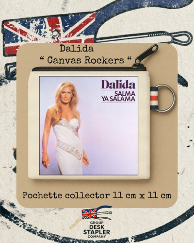 Dalida pochette coton zippée