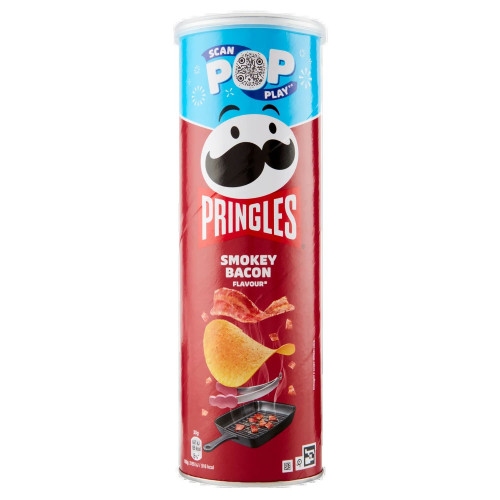 Pringles smokey bacon 175gr - pringles,