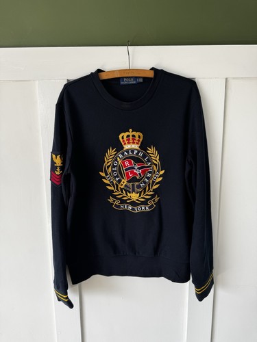 Polo ralph lauren crest felpa - ralph,