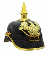 Elmo Pickelhaube Tedesco In Pelle Elmo Prussiano Elmo WW1 Vintage Fatto A Mano