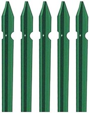 PALETTI IN FERRO VERDI ALTEZZA 200CM PER RECINZIONE METALLICA A T kit 10 PEZZI