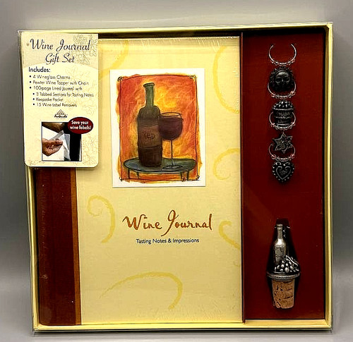 Set regalo giornale - vino,