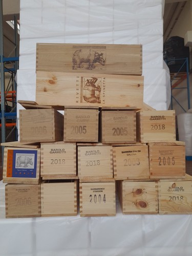 Lotto cassette legno vuote - lotto,