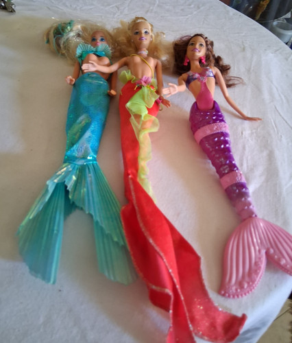 Lotto pezzi barbie sirena - lotto,