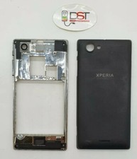Sony Xperia J ST26i FRAME + BACK COVER BLACK  Originale