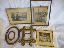 LOTTO VECCHIE CORNICI PORTA FOTO   LEGNO  quadro arredo