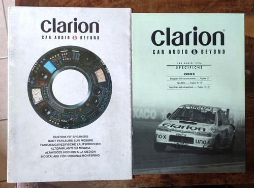 Brochure clarion 1996 car - brochure,