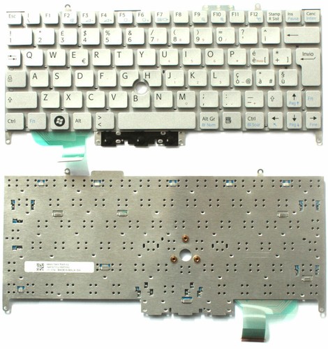 Tastiera italiana silver per