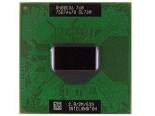 CPU Intel Pentium M 760 Centrino 2.0GHz 533MHz SL7SM mobile 2MB - 2.0/2M/533