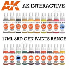 AK Interactive 3a Generazione 3G Vernici Acriliche Gamma Completa
