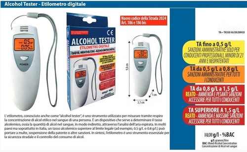 Etilometro digitale - , –