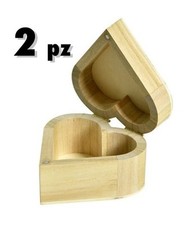 2 Scatole Cuore Scatola In