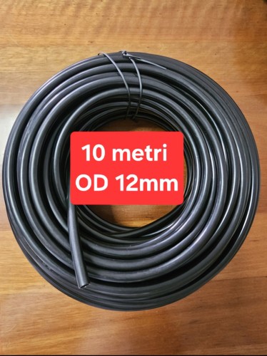 Metri tubo 12mm nero - 10,