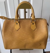 Borsa Louis Vuitton Epi Speedy 25 vintage gialla borsa tote borsetta borsa a tracolla con certificato di autenticità OFFERTA