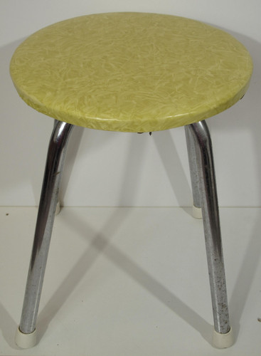 Sgabello industriale vintage