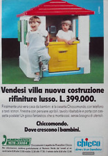 Pubblicità Advertising Werbung Italian Clipping 1991 CASETTA CHICCOMONDO CHICCO