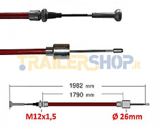 CAVO FRENO GUAINA ASSALE ALKO