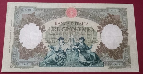 Italia repubblica banconota - banconota,