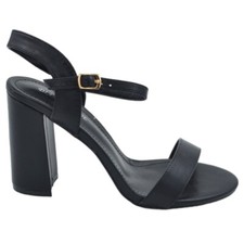 Scarpe sandalo nero donna con
