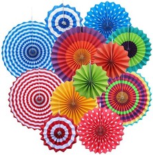 12 pezzi ventaglio di carta