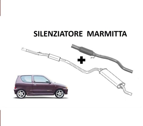Marmitta silenziatore centrale - marmitta,