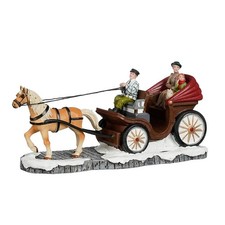 LUVILLE PERSONAGGI SU CARROZZA - L19,5XW7XH9,5CM - IN RESINA