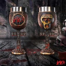 Slayer Calice Vino Stagioni Abisso Teschio Tazza Acciaio Resina Ufficiale Nemesis Now