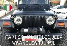 2X FARI 7" POLLICI LED H4 PER