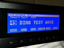 DISPLAY di ricambio KORG WAVESTATION + adatto a modelli EX + A/D NO TASSE DOGANALI USA
