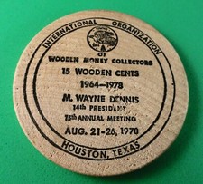 WOODEN DOLLAR: 1978 Int. Org
