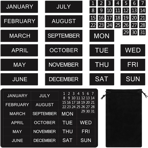 Pezzi calendario numeri - calendario,