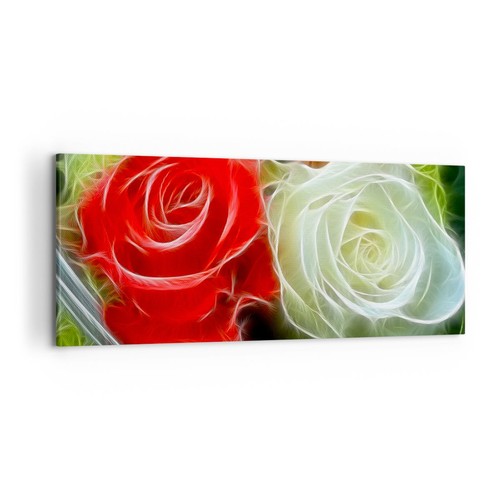 Quadro tela 120x50cm - tela, fiori