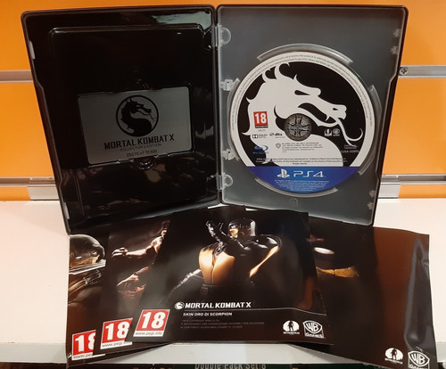 Mortal kombat steelbook - x,