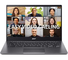 Acer Chromebook 514 14"" i3-N305 128 GB 8 GB FHD acciaio grigio computer portatile A