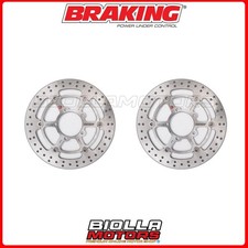 KIT DISCHI FRENO ANTERIORE BRAKING TRIUMPH TIGER XR T ABS 1200 2019 - [FLOTTANTE
