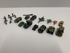 Lotto militare micro macchine vintage truppe terroristiche Freedom Force 22 pezzi lotto c