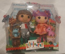 RARA NUOVA bambola Lalaloopsy Sir Battlescarred & Lady Stillwaiting full size 12"