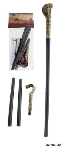 Bastone con testa serpente