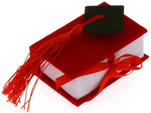 Tocco box laurea libro - laurea, 8x5,5