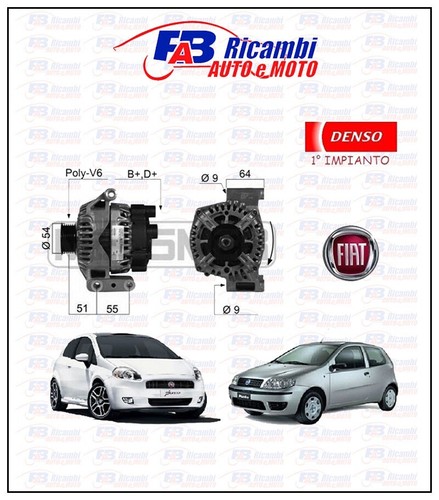 Alternatore fiat grande punto - fiat,