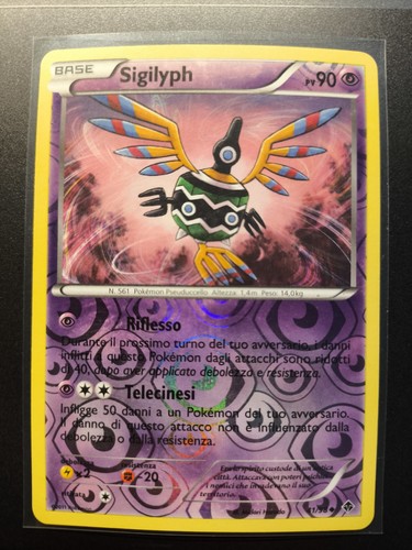 Carta pokemon sigilyph - pokemon, (41/98)