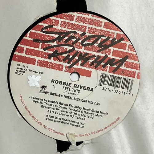 Robbie rivera feel this - robbie,
