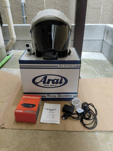 Arai helmet with - with, dashcam