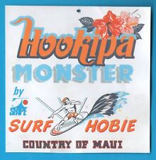Hookipa Monster Surf Hobie adesivo sticker vintage autocollant aufkleber MA3666