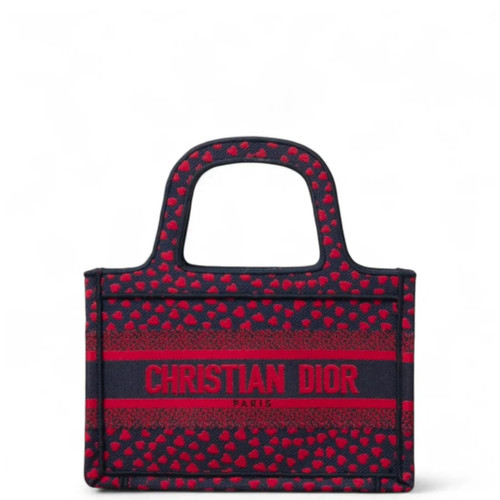 Dior mini book tote - mini, navy