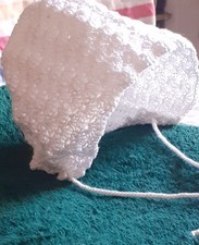 cuffietta neonato uncinetto fatto a mano