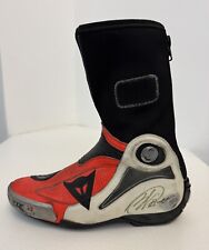 Stivale Moto Autografato Usato Da Francesco Pecco Bagnaia Motogp Signed Ducati