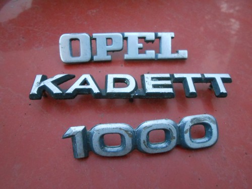 Opel kadett 1000 loghi - kadett,