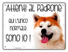 Cartello cane Akita Inu